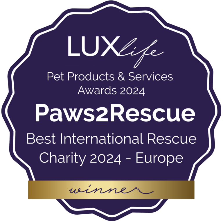 LUXlife Pet Products & Services Awards 2024 WINNERS BADGE