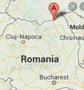 Map of romania
